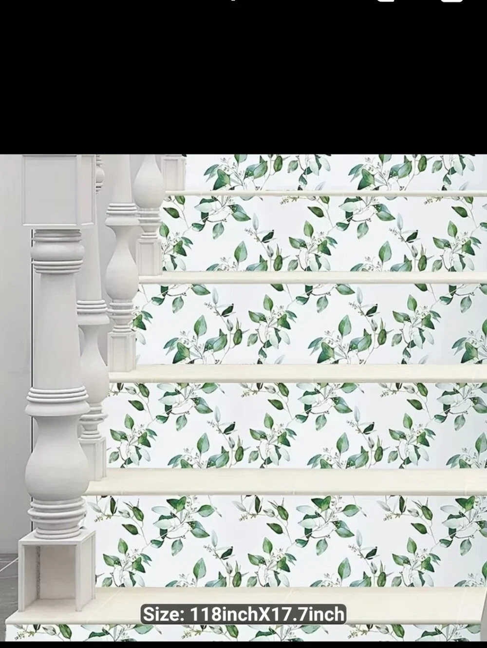 New 3 Rolls Botanical Green Leaf Self Adhesive Wallpaper #1567-2054
